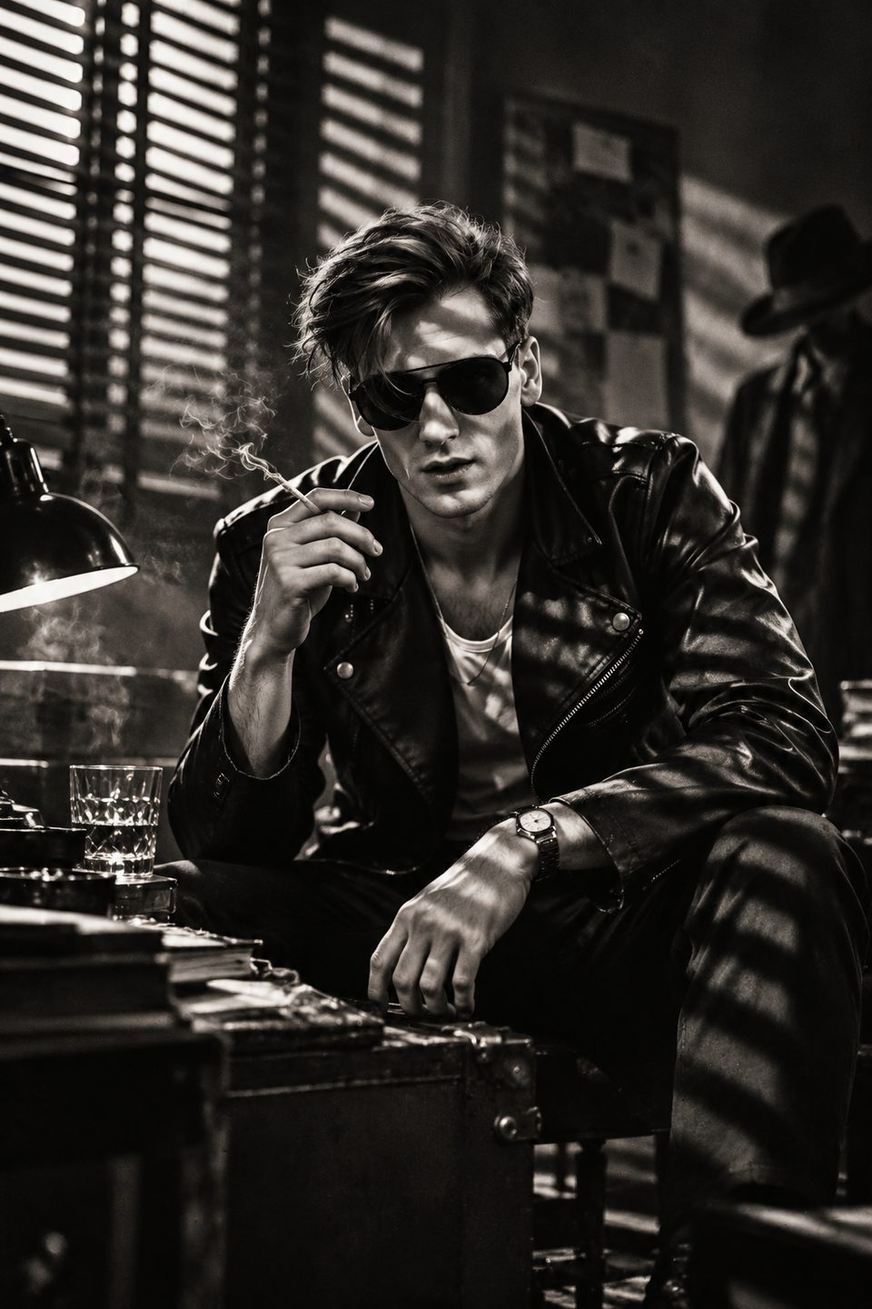 Film Noir Detective style example